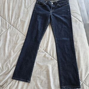 Citizens Of Humanity Dark Blue Straight Leg Jeans